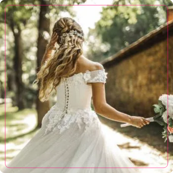 A Woman Wearing a Beautiful Bridal Gown — Greensboro, NC — Myline’s Bridal